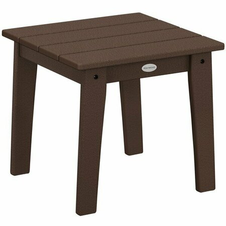 POLYWOOD Lakeside 18 1/4'' Mahogany End Table 633CTL19MA